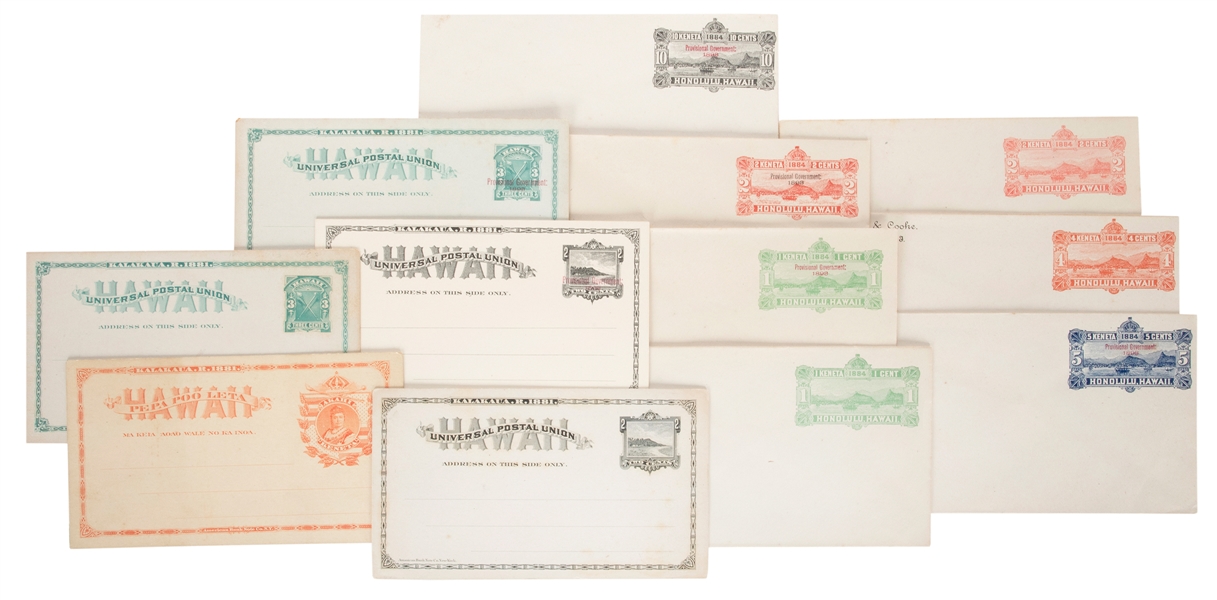  [HAWAII]. Hawaii Postal Envelopes and Cards Collection. Env...