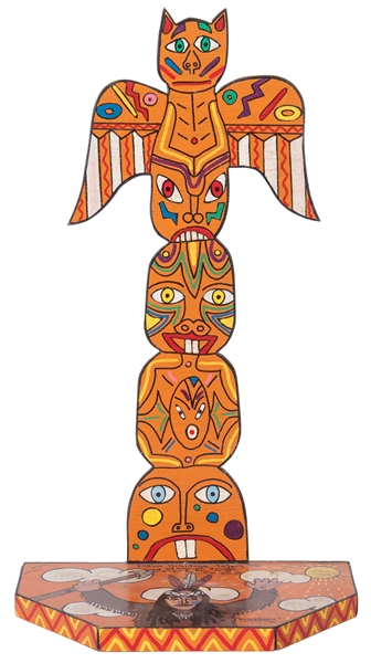  FINSTER, Michael (American, b. 1969). Indian Heritage Totem...