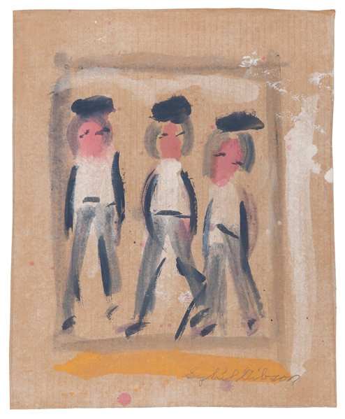  GIBSON, Sybil (American, 1908-1995). Three Women with Beret...