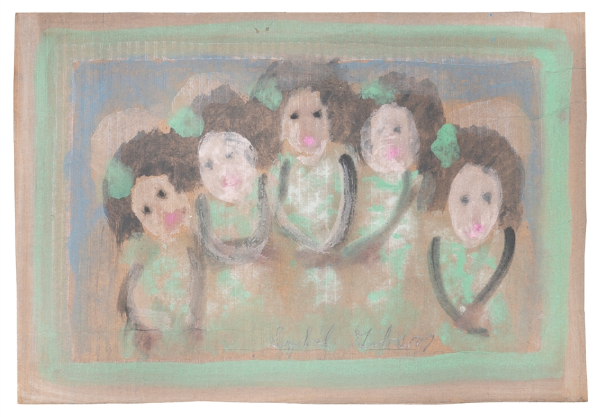  GIBSON, Sybil (American, 1908-1995). Five Women. Circa 1970...