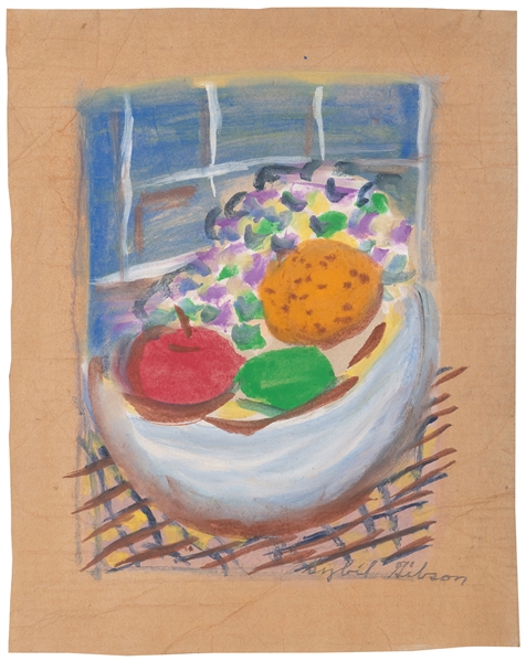  GIBSON, Sybil (American, 1908-1995). Still Life with Lime, ...