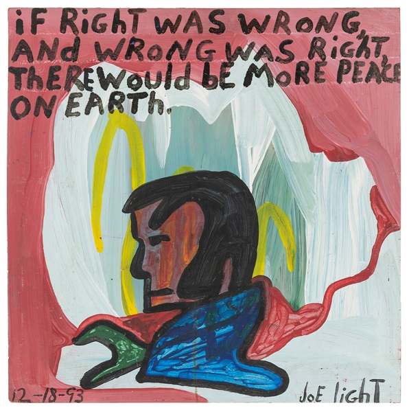  LIGHT, Joe (American, 1934-2005). If Right Was Wrong and Wr...