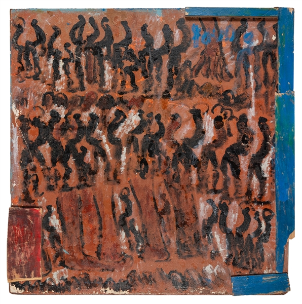  YOUNG, Purvis (American, 1943-2010). Untitled. Mixed media ...