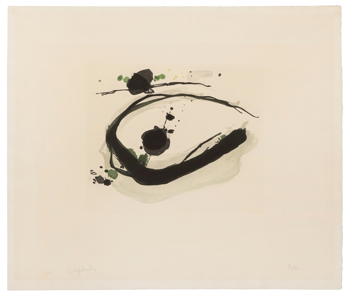  CAPDEVILLE, Jean (French, 1917–2011). Untitled. Etching in ...