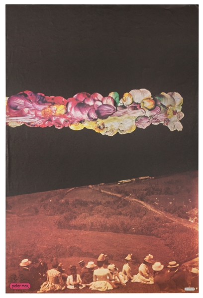  MAX, Peter (German-American, b. 1937). Psychedelic Cloud. C...