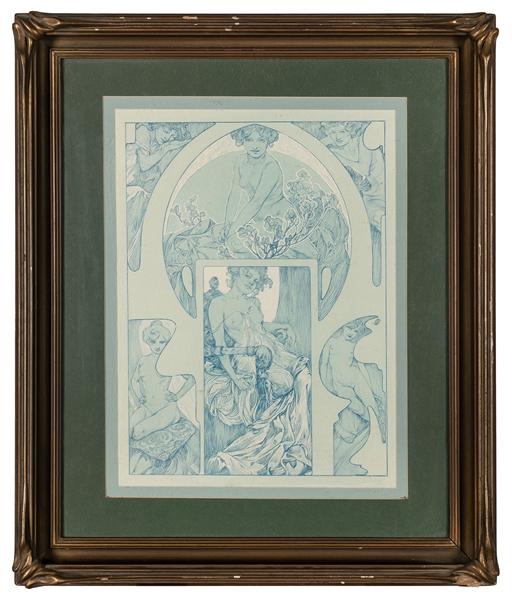  MUCHA, Alphonse (Czech, 1860–1939). Plate 26 [from: Figures...