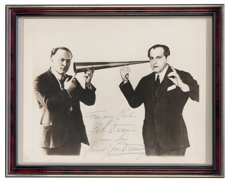  DUNNINGER, Joseph (1892-1975). Signed photograph of Dunning...