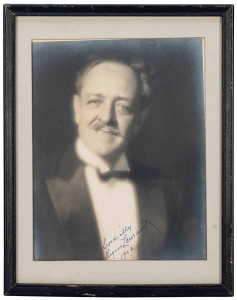  LAURANT, Eugene (1875-1944). Signed photograph. [N.p.:] 192...