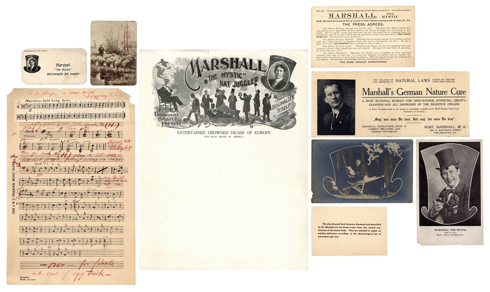  MARSHALL THE MYSTIC (Robert Marshall). Grouping of Marshall...