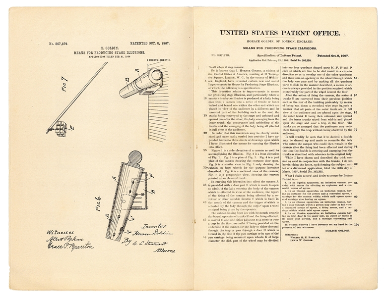  GOLDIN, Horace (Hyman Elias Goldstein). Horace Goldin’s Saw...