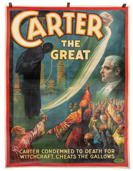  CARTER, Charles (1874-1936). Carter the Great. Condemned to...