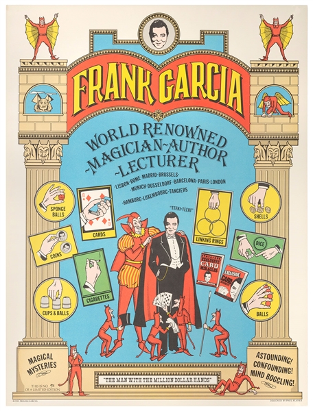  GARCIA, Frank. Frank Garcia / World Renowned / Magician -Au...