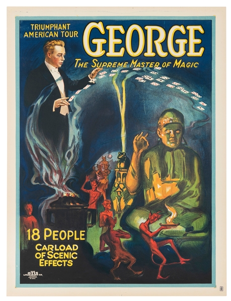  GEORGE, Grover (1887-1958). Triumphant American Tour George...