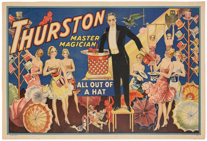  THURSTON, Howard (1869-1936). Thurston Master Magician. All...