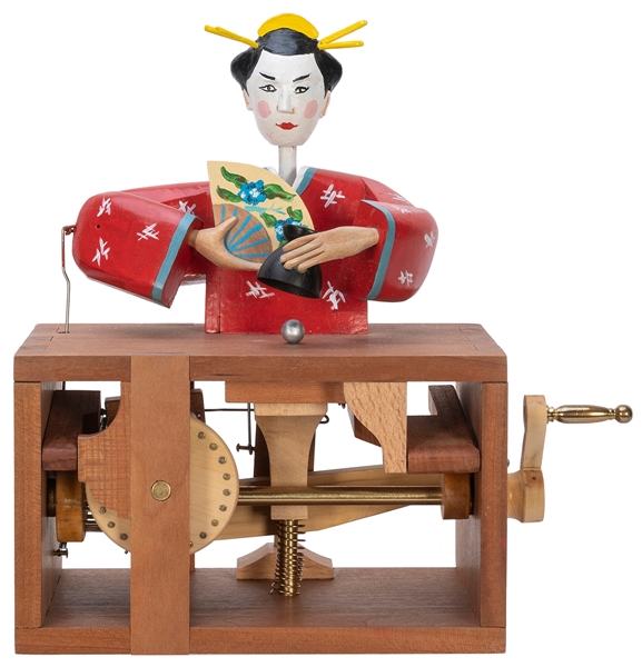  Geisha Girl Automaton. Paris: Pierre Mayer, ca. 2002. Handm...