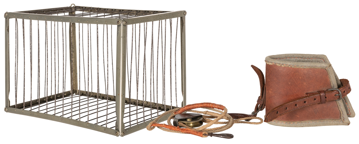  Vanishing Bird Cage. [N.p., ca. 1920s]. Nickel plated bird ...