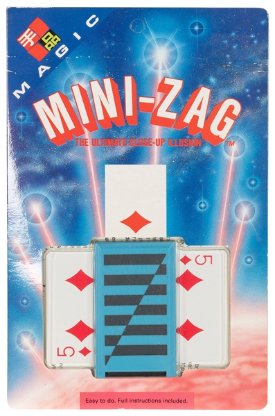  Mini Zag. Japan: Tenyo, 1980s. A playing card is openly spl...