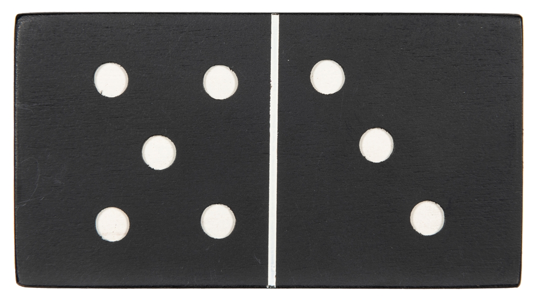  Dotty Domino. Middlesex: Alan Warner, 1990s. A large black ...