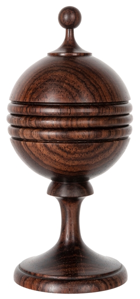  Ball Vase. Pennsylvania: Majic Brand Woodturning (Angelo Ia...