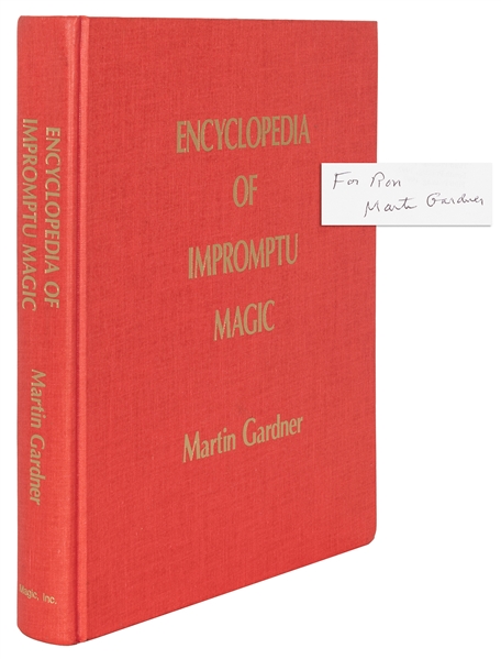  GARDNER, Martin (1914-2010). Encyclopedia of Impromptu Magi...