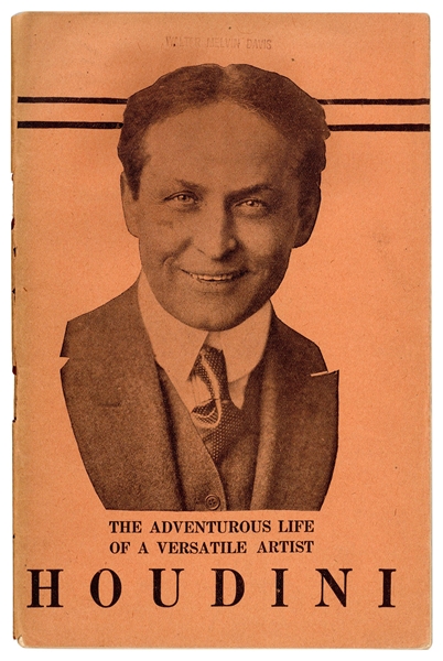  [HOUDINI, Harry (1874-1926)]. Houdini The Adventurous Life ...