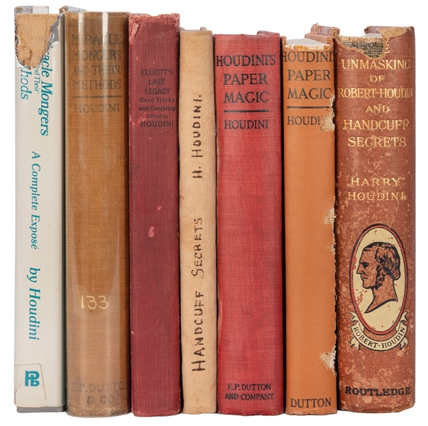  HOUDINI, Harry (1874-1926). A group of three first editions...