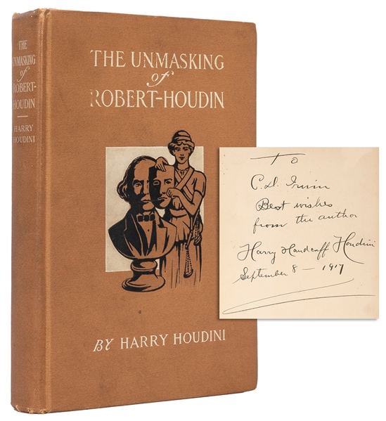  HOUDINI, Harry (1874-1926). The Unmasking of Robert-Houdin....