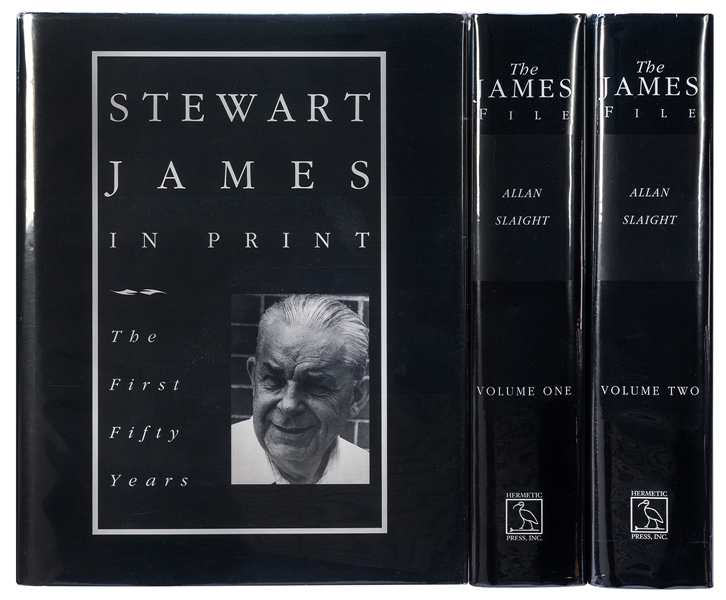  JAMES, Stewart. Two books on Stewart James. Toronto: Jogest...