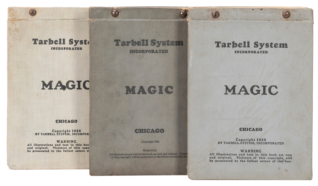  TARBELL, Harlan (1890-1960). The Tarbell Course in Magic. C...