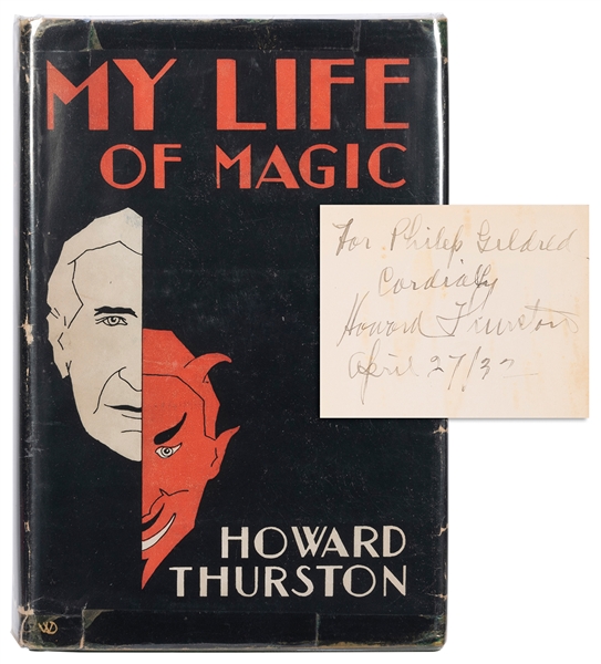  THURSTON, Howard. My Life of Magic. Philadelphia: Dorrance ...