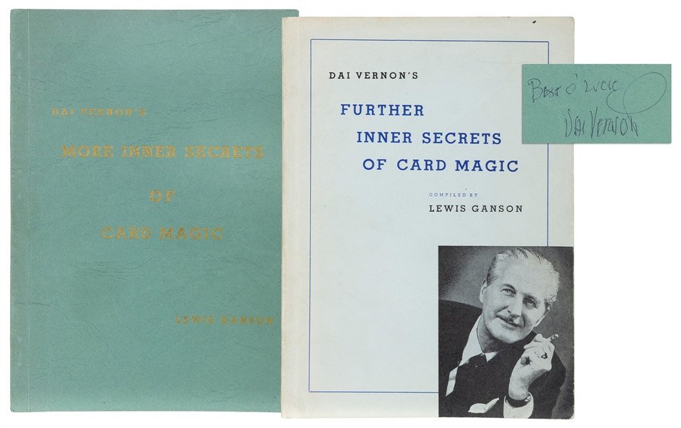  [VERNON] GANSON, Lewis. Two signed volumes from the Inner S...