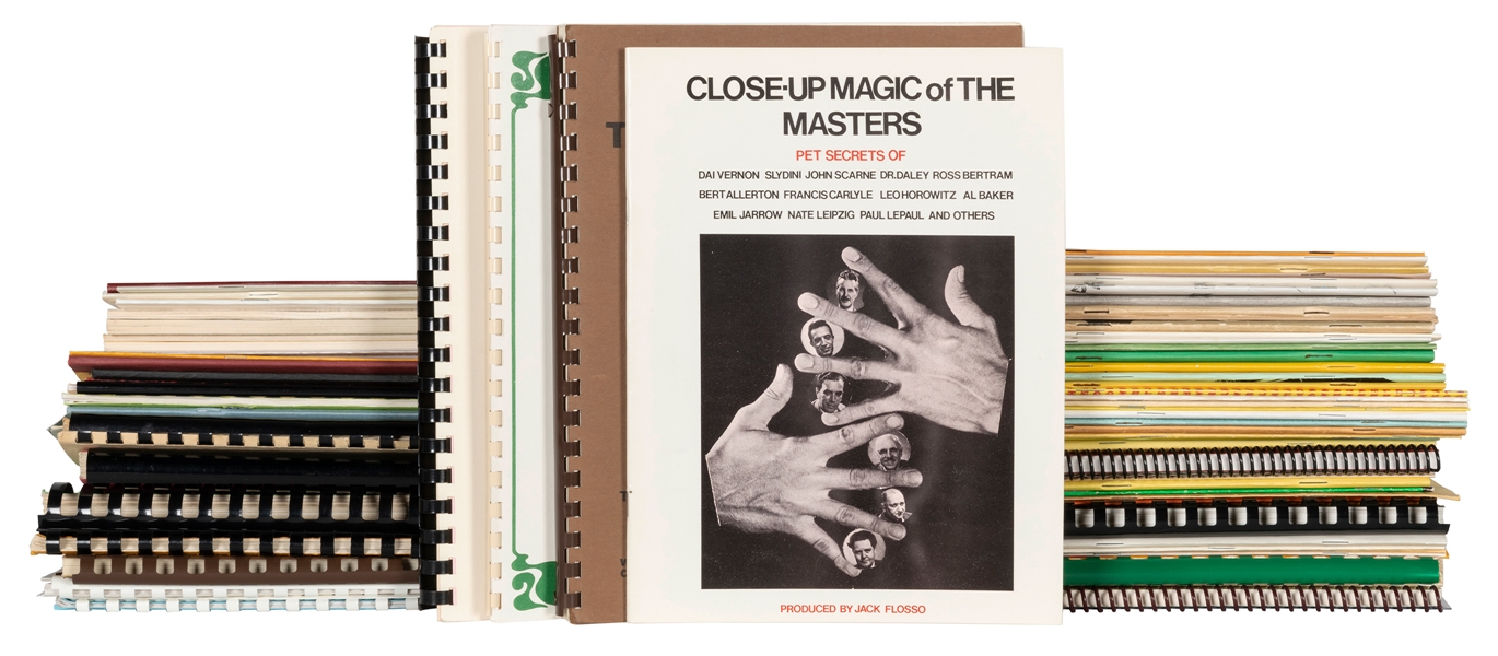  [BOOKLETS AND LECTURE NOTES]. Large Collection of Magic Boo...