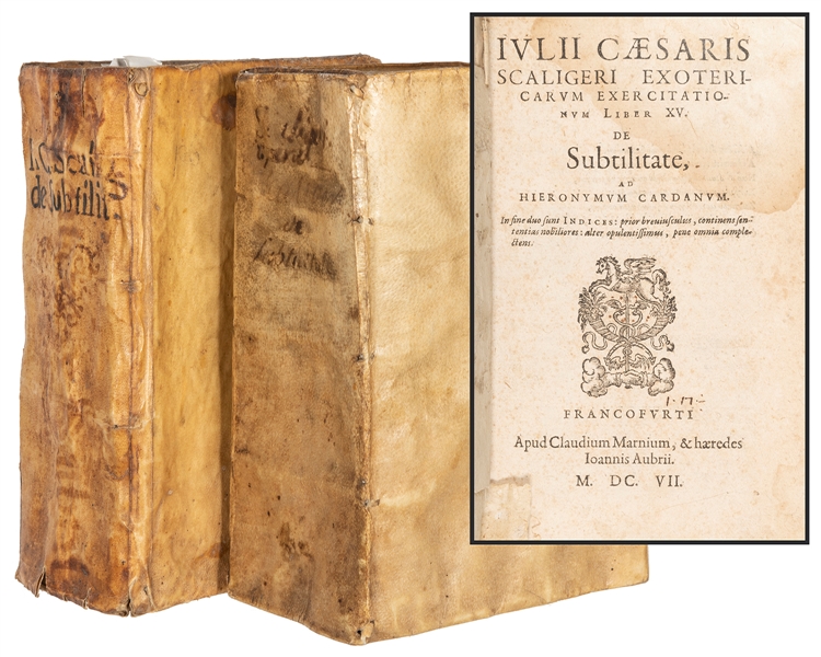  [CHEMISTRY AND ALCHEMY]. SCALIGERUS, Iulius Caesar. Exoteri...