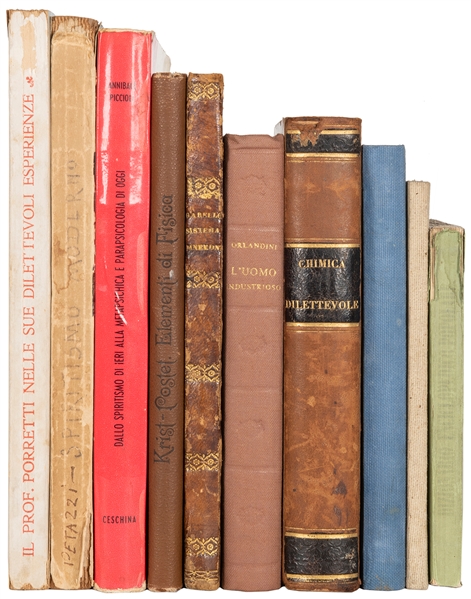  [MAGIC BOOKS]. A group of 10 books related to magic. [Italy...