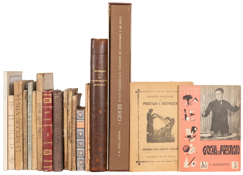  [MAGIC BOOKS]. A group of 20 books related to magic. [Italy...