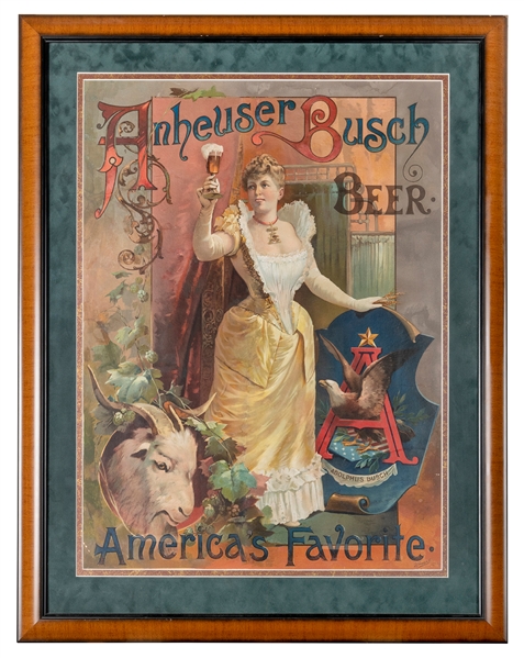  Anheuser Busch Beer. America’s Favorite. New York: The Knap...