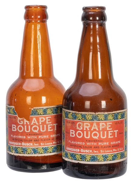  Anheuser-Busch Grape Bouquet. Two bottles. St. Louis: Anheu...