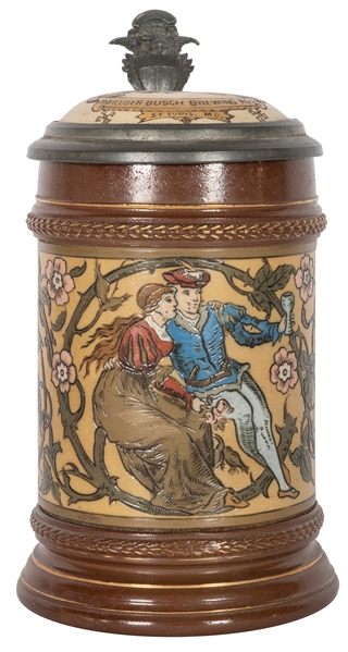  Anheuser Busch Mettlach Stein. Germany: Villeroy and Boch, ...