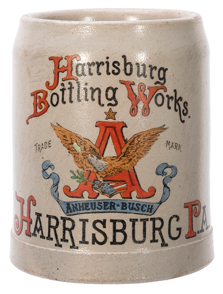  Harrisburg Bottling Works Stein. Harrisburg, PA: Harrisburg...