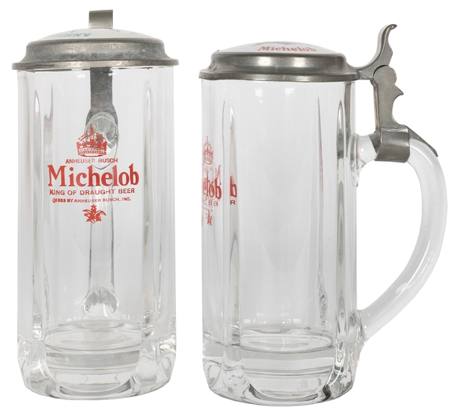  Two Michelob Steins. St. Louis: Anheuser Busch Companies In...