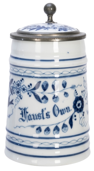  FAUST, Tony (1836-1906). Faust’s Own Beer Stein. St. Louis,...