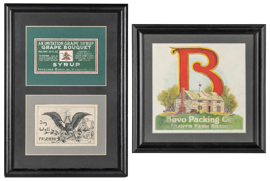  Original Bottle Designs for Anheuser Busch Prohibition Beve...