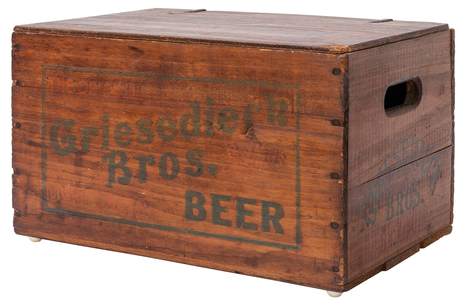  Griesedieck Bros. Wooden Crate. St. Louis: Griesedieck Brot...