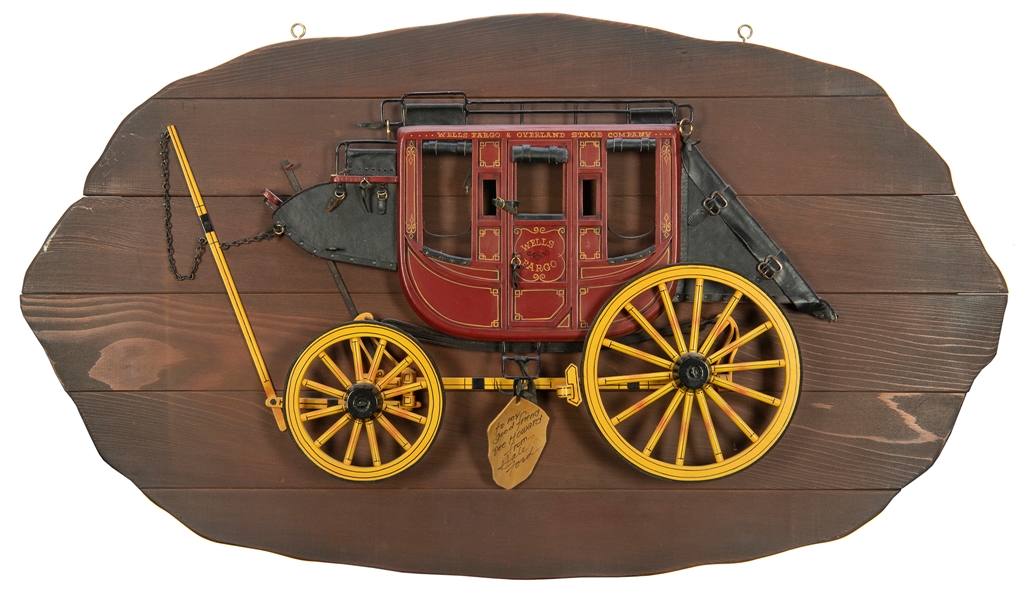  FORD, Dale (1934-2015). Wells Fargo Stagecoach Relief. 1977...