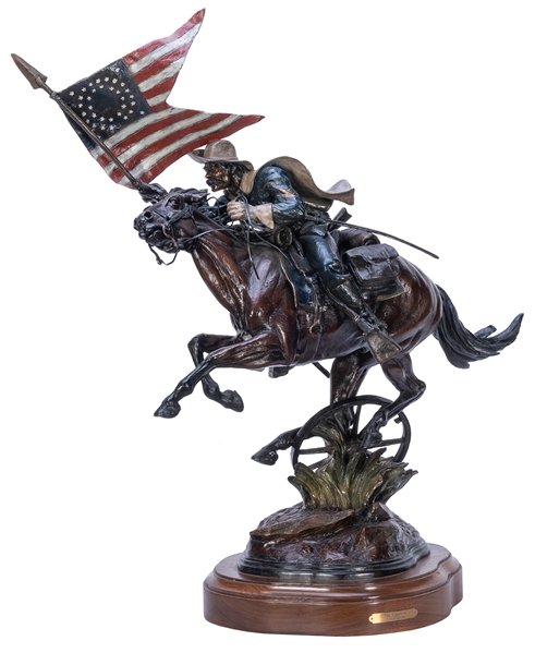 Rare Remington bronze sculpture gallops past auction estimate