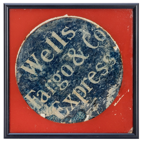  Wells Fargo & Co. Express call card sign. [N.p., ca. 1890s-...