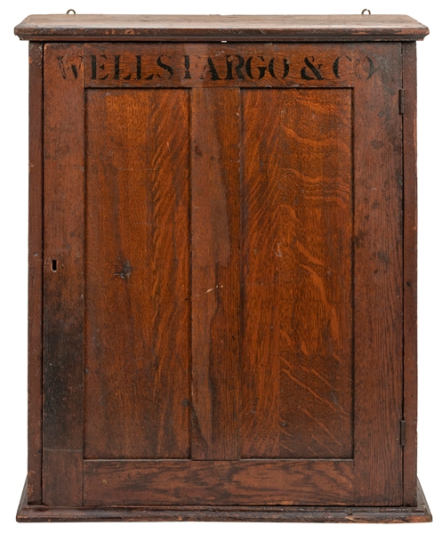  Wells Fargo & Co. stationery cabinet. [N.p., n.d., ca. 1880...