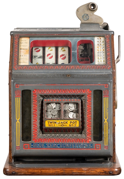  Watling 5 Cent “Blue Seal Confections” Slot Machine. [Chica...