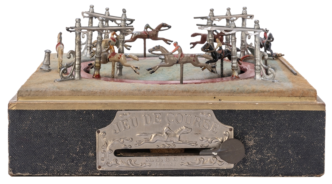  “Jeu de Course” Racetrack Game. [France: M. J. & Cie., ca. ...