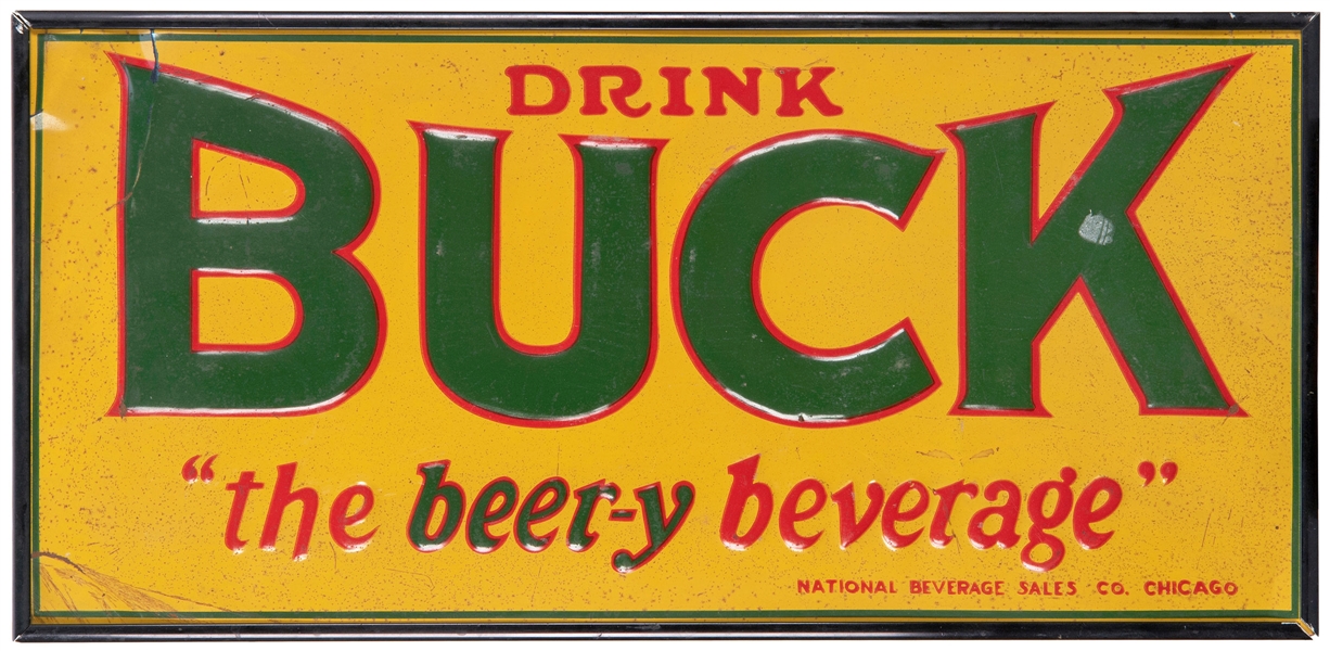  Drink Buck Sign. Chicago: National Beverage Sales Co., ca. ...